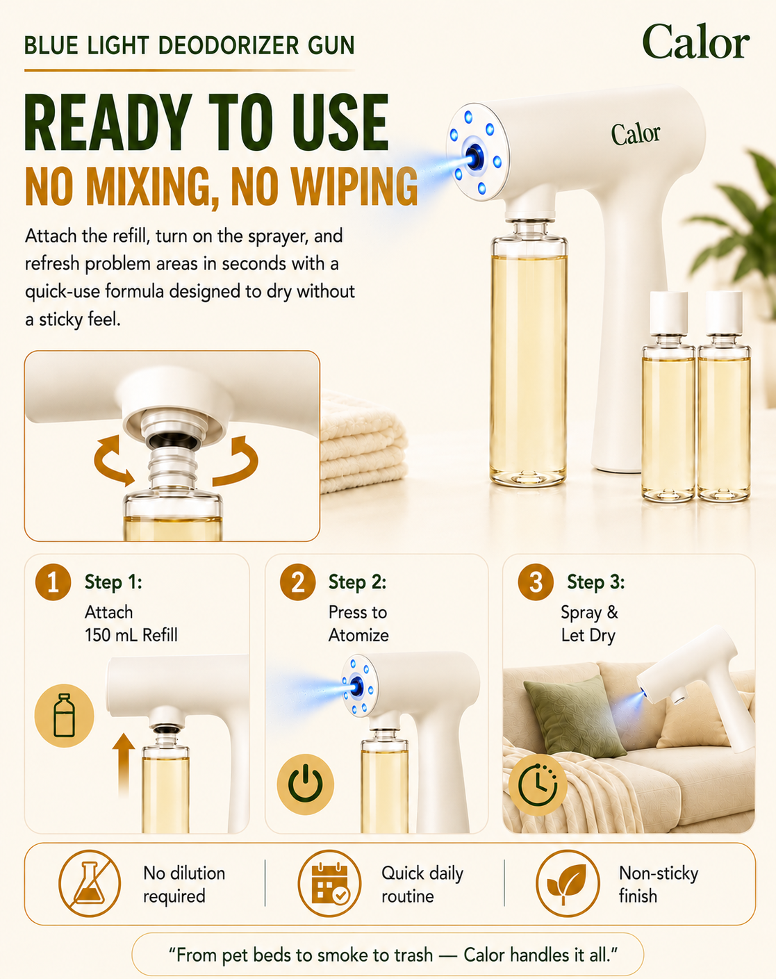 OdorLock™ Bio Enzyme Refill Pack